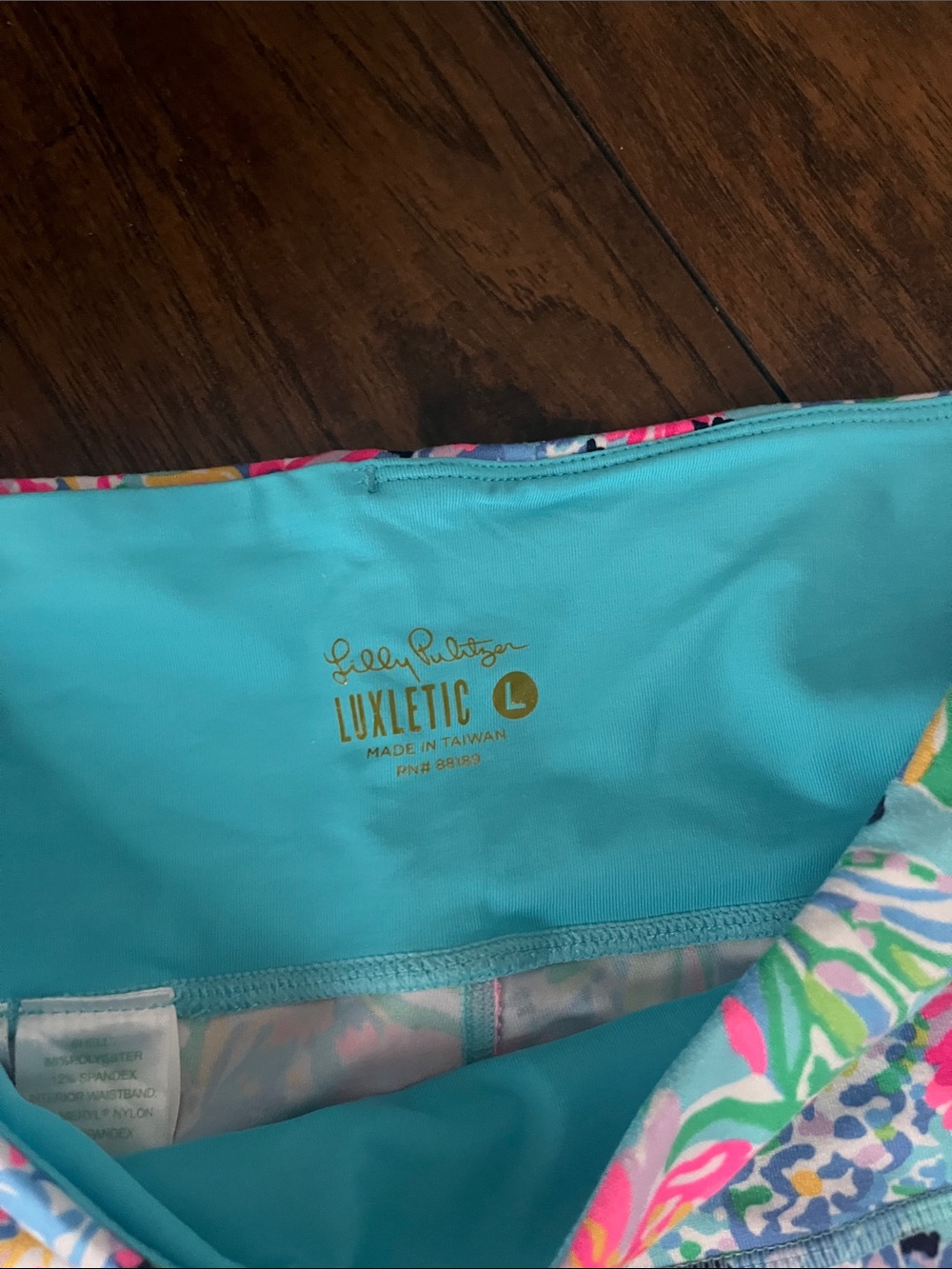 EUC Lilly Pulitzer Ankle length Leggings - Bright Multicolor - Picture 5 of 6